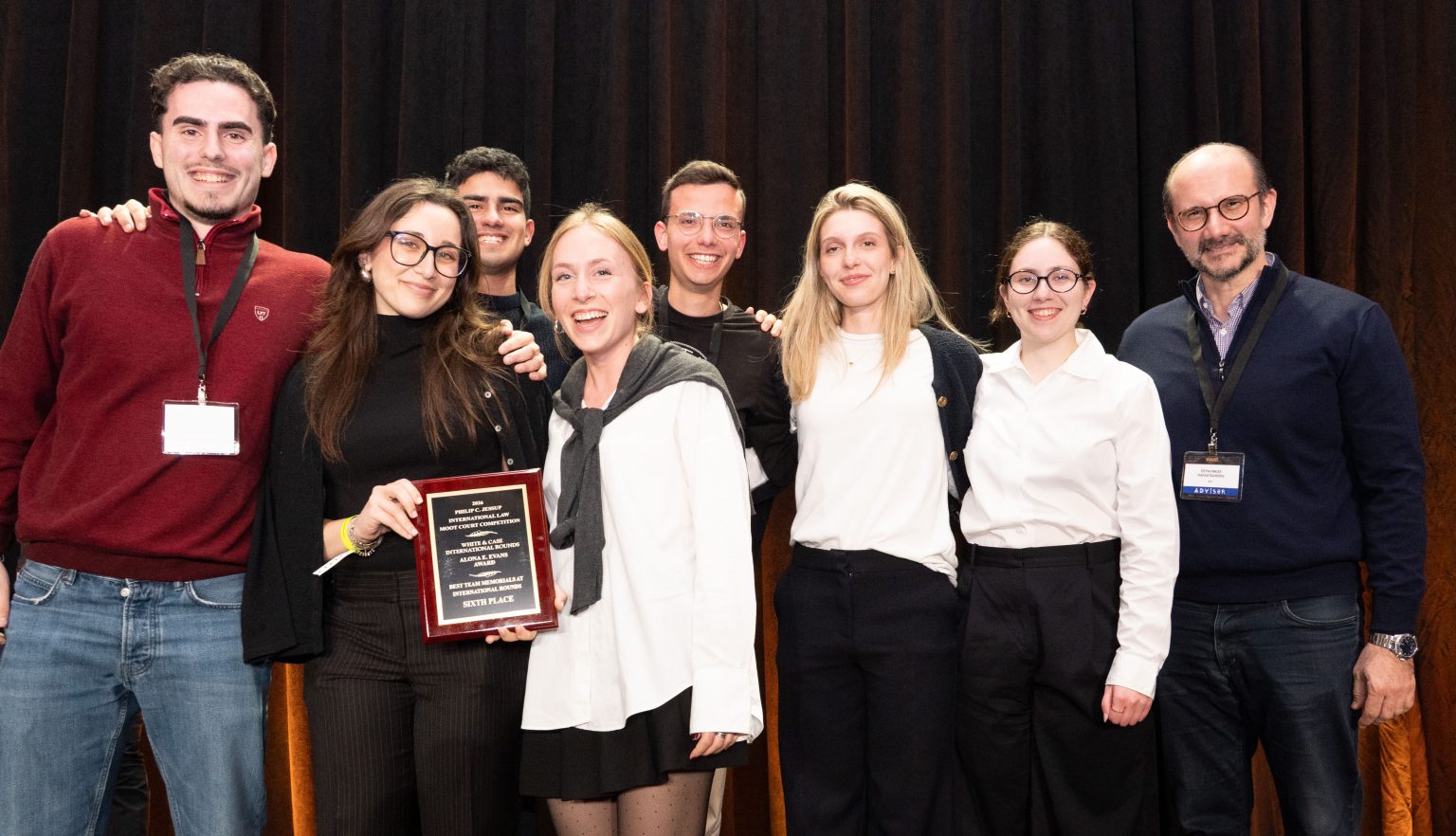 Outstanding International Distinction at the Philip C. Jessup International Law Moot Court Competition